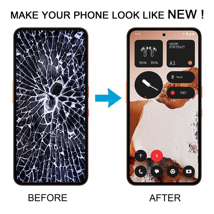 For Nothing CMF Phone 2 Pro LCD Screen with Digitizer Full Assembly  - Black