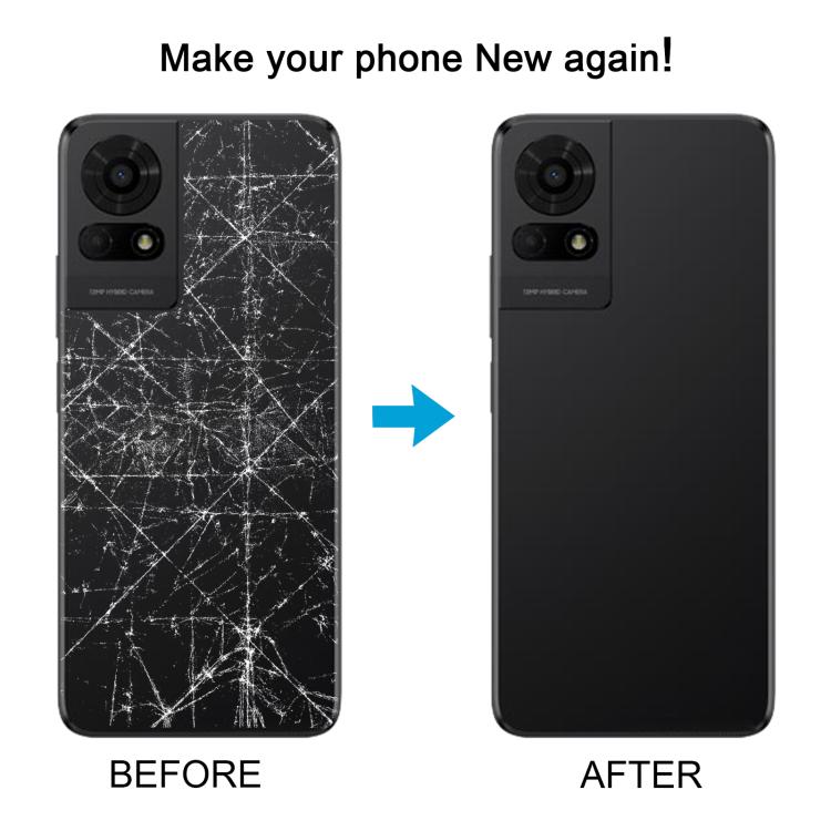 For TCL 50 LE Original Battery Back Cover with Camera Lens Frame - Black