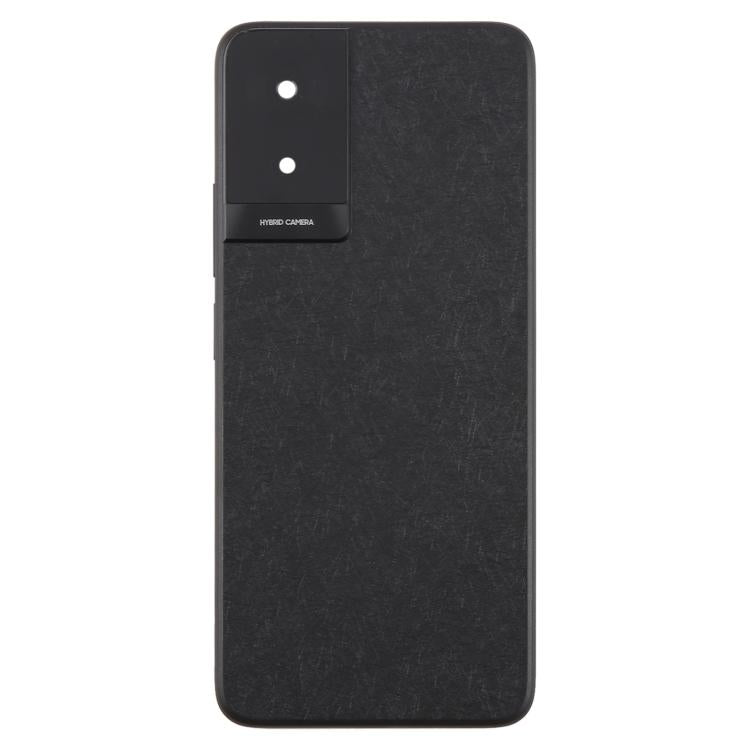 For TCL K24 Original Battery Back Cover with Camera Lens Frame - Black