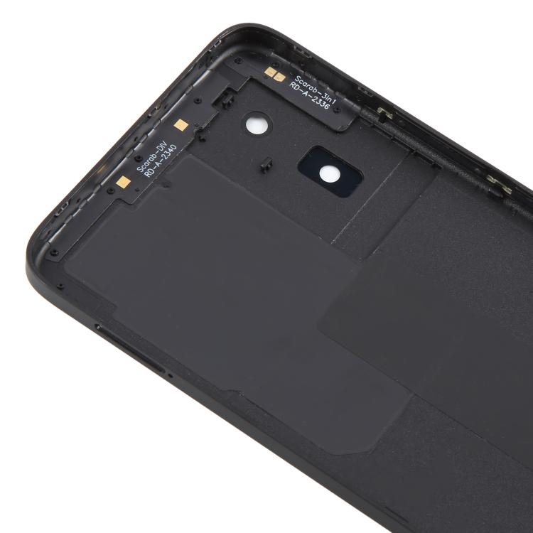 For TCL K24 Original Battery Back Cover with Camera Lens Frame - Black