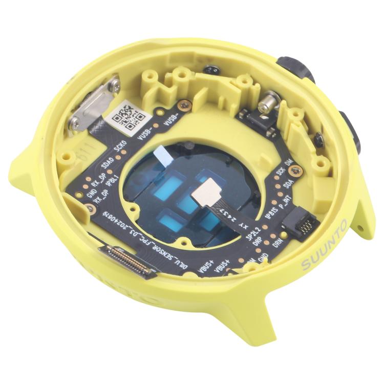 For Suunto Run Lime Original Back Cover Full Assembly  - Yellow