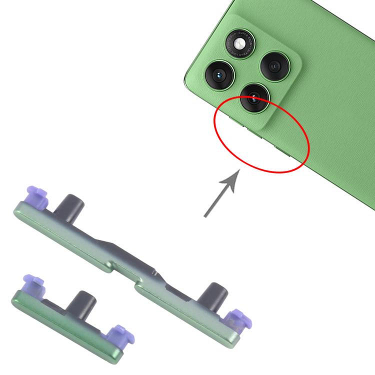 For Motorola Edge 60 10pairs Power Button and Volume Control Button