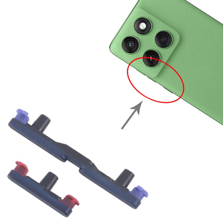 For Motorola Edge 60 10pairs Power Button and Volume Control Button