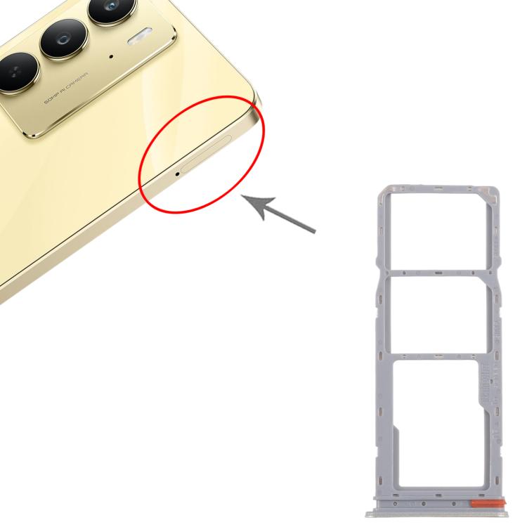 For Realme C75 4G RMX3941 10pcs Original SIM Card Tray + SIM Card Tray + Micro SD Card Tray