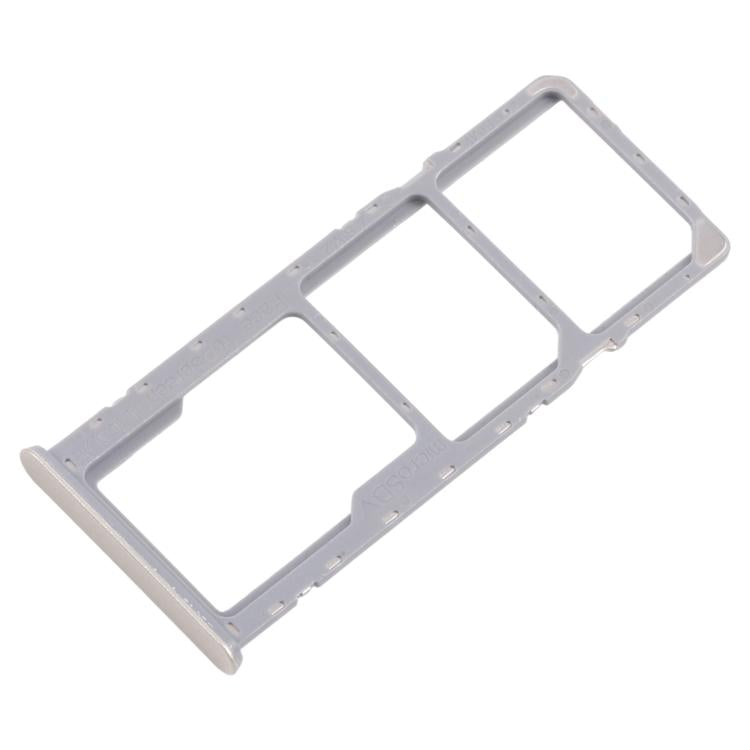 For Realme Narzo N53 4G 10pcs Original SIM Card Tray + SIM Card Tray + Micro SD Card Tray  - Gold