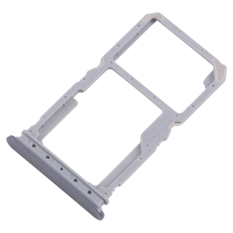 For Realme 14x 5G RMX5020 10pcs Original SIM Card Tray + SIM Card Tray / Micro SD Card Tray  - Black