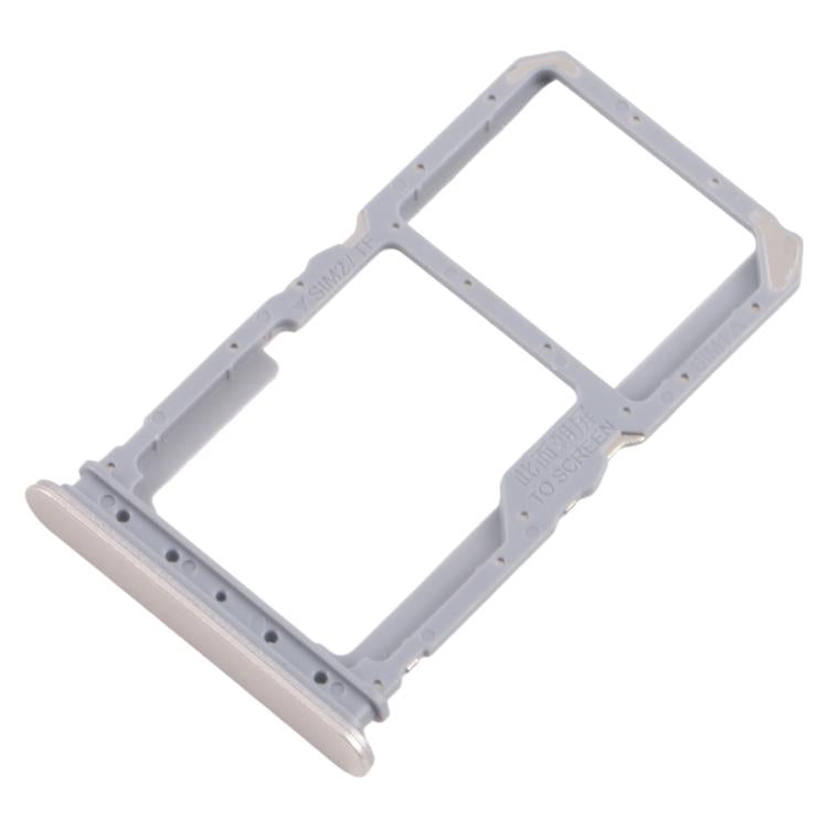 For Realme 14x India 10pcs Original SIM Card Tray + SIM Card Tray / Micro SD Card Tray
