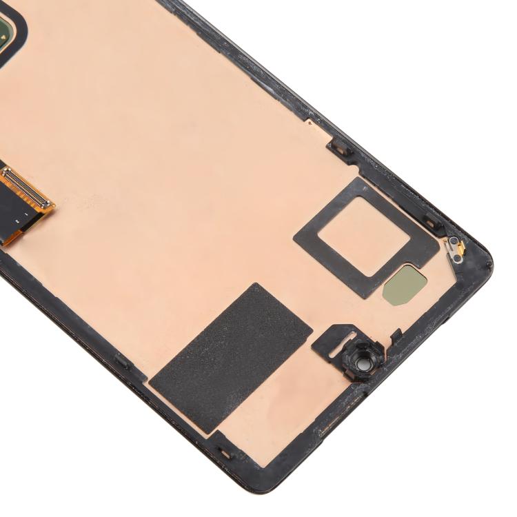 For Google Pixel 7 Pro GP4BC GE2AE Original LCD Screen Digitizer Full Assembly with Frame, Including Fingerprint Flex Cable
