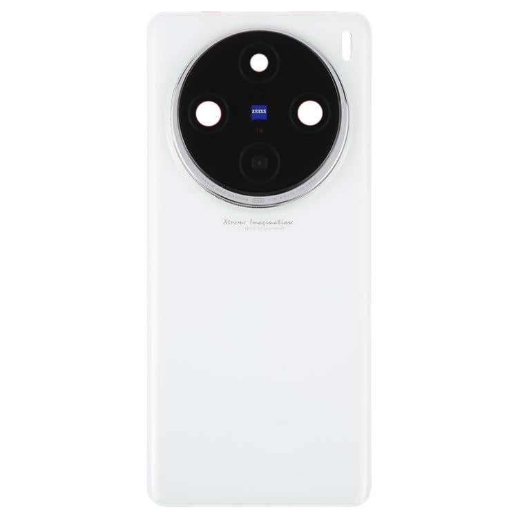 For vivo X100 Pro 5G V2324A V2309 Original Battery Back Cover with Camera Lens Frame