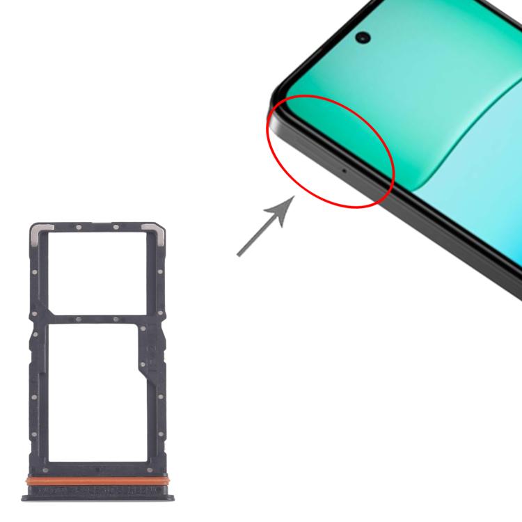 For Xiaomi Redmi 13 5G 10pcs SIM Card Tray + SIM Card Tray / Micro SD Card Tray