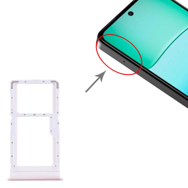 For Xiaomi Redmi 13 4G 10pcs SIM Card Tray + SIM Card Tray / Micro SD Card Tray