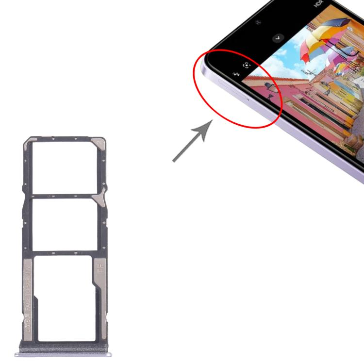 For Xiaomi Redmi A4 10pcs SIM Card Tray + SIM Card Tray + Micro SD Card Tray
