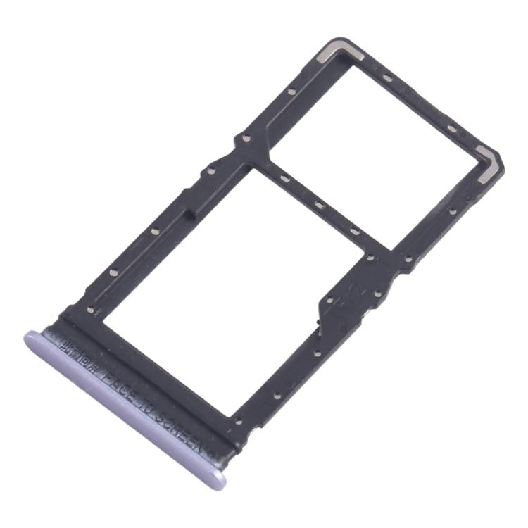 For Xiaomi Poco M6 4G 10pcs SIM Card Tray + SIM Card Tray / Micro SD Card Tray