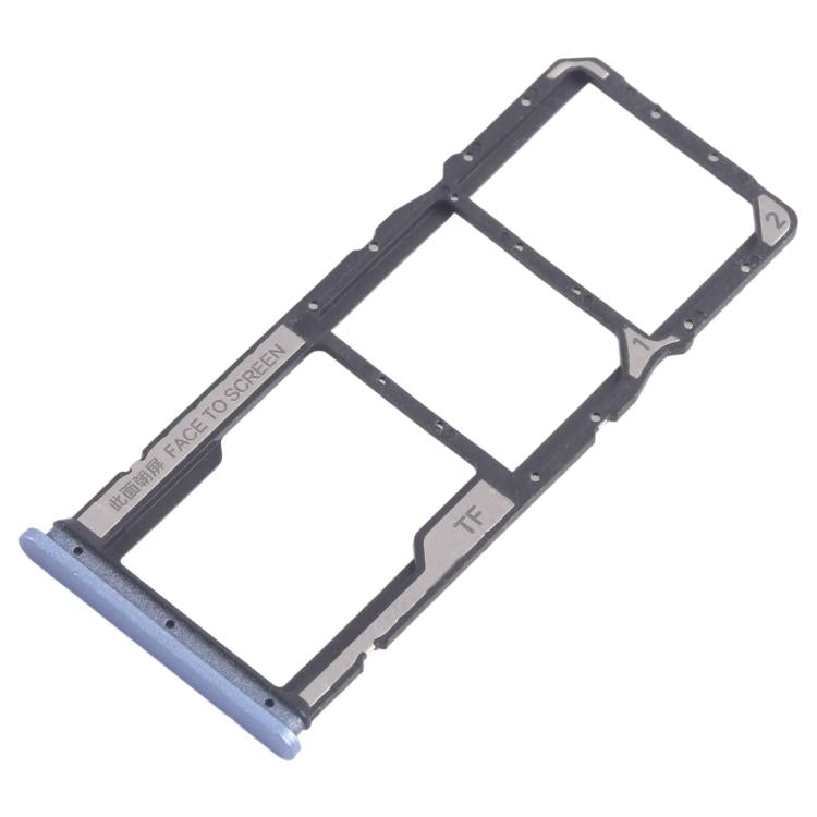 For Xiaomi Poco M6 Pro 4G 10pcs SIM Card Tray + SIM Card Tray + Micro SD Card Tray