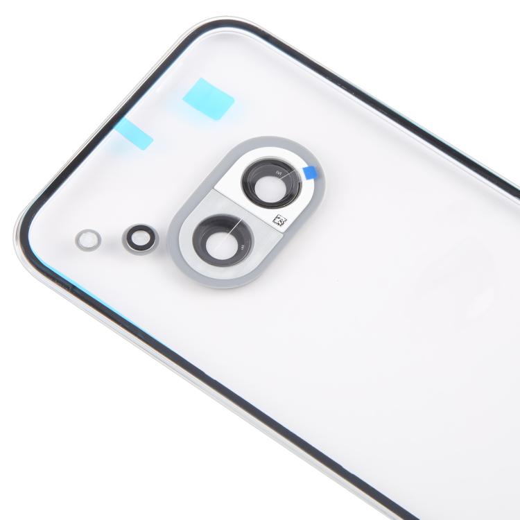 For Nothing Phone 2a Plus Original Transparent Battery Back Cover with Camera Lens Frame