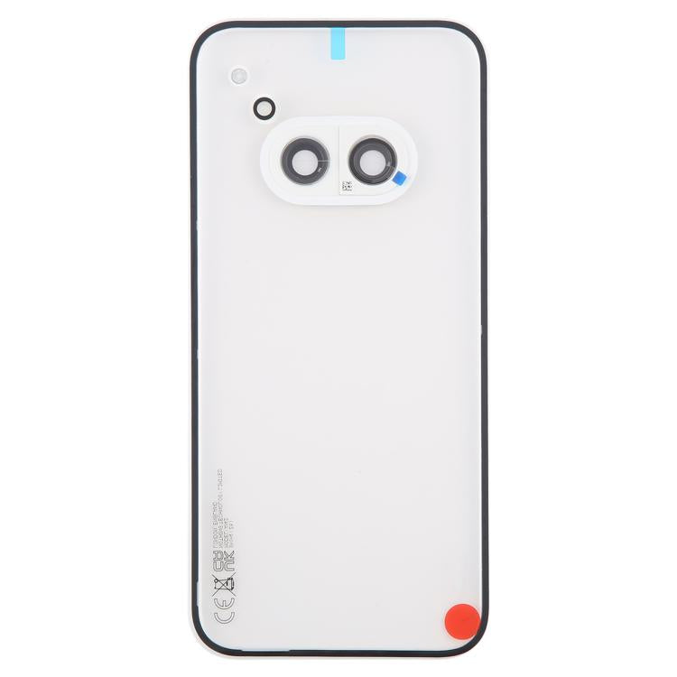 For Nothing Phone 2a Plus Original Transparent Battery Back Cover with Camera Lens Frame