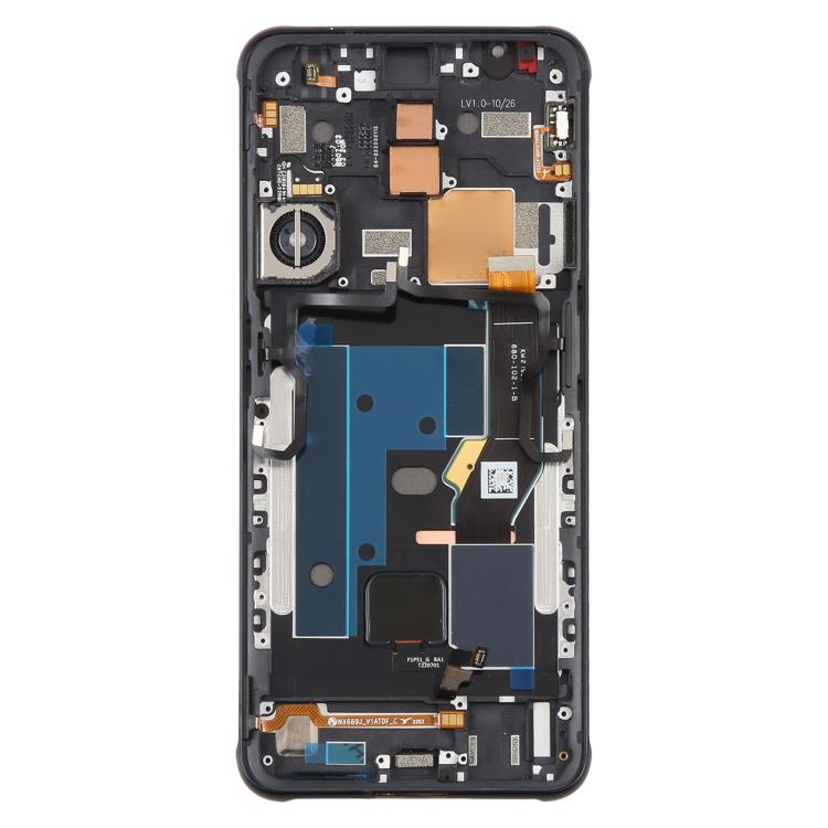 For ZTE nubia RedMagic 7 NX679J Original LCD Screen Digitizer Full Assembly with Frame  - Black