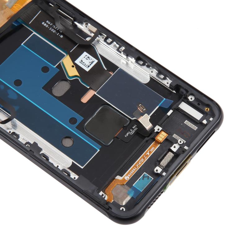 For ZTE nubia RedMagic 7 NX679J Original LCD Screen Digitizer Full Assembly with Frame  - Black