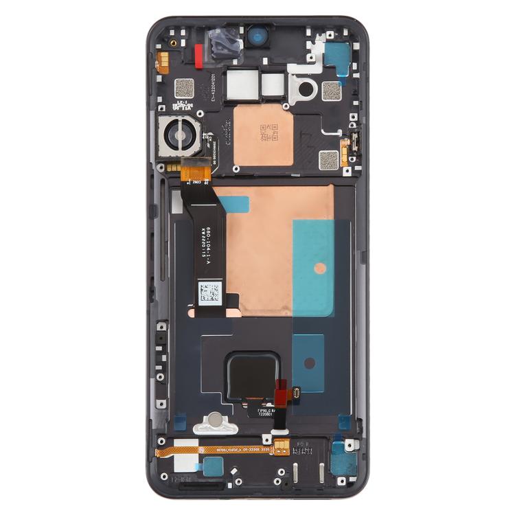 For ZTE nubia RedMagic 7 Pro NX709J Original LCD Screen Digitizer Full Assembly with Frame  - Black