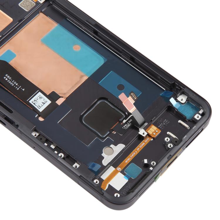 For ZTE nubia RedMagic 7 Pro NX709J Original LCD Screen Digitizer Full Assembly with Frame  - Black