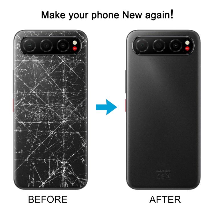 For ZTE nubia Air Z2468N Plastic Battery Back Cover with Camera Lens Frame