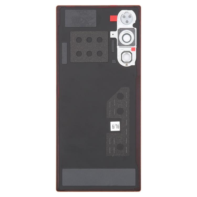 For ZTE nubia RedMagic 10 Air NX779J Original Glass Battery Back Cover with Camera Lens Frame - Orange