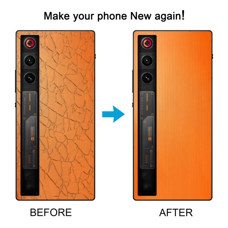 For ZTE nubia RedMagic 10 Air NX779J Original Glass Battery Back Cover with Camera Lens Frame - Orange