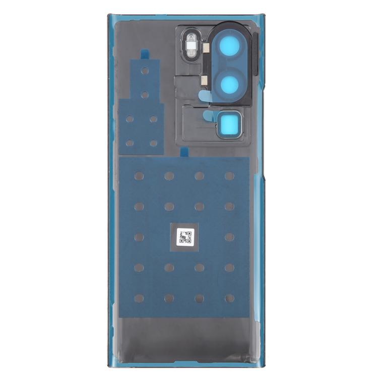 For ZTE Axon 40 Ultra Space Edition A2023P Original Ceramics Battery Back Cover with Camera Lens Frame - Glossy Black