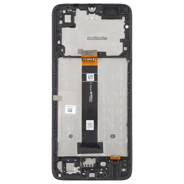 For TCL K32 LCD Screen Digitizer Full Assembly with Frame  - Black