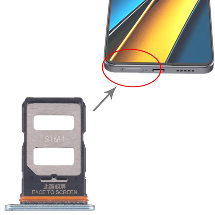 For Xiaomi Poco X6 10pcs SIM Card Tray + SIM Card Tray