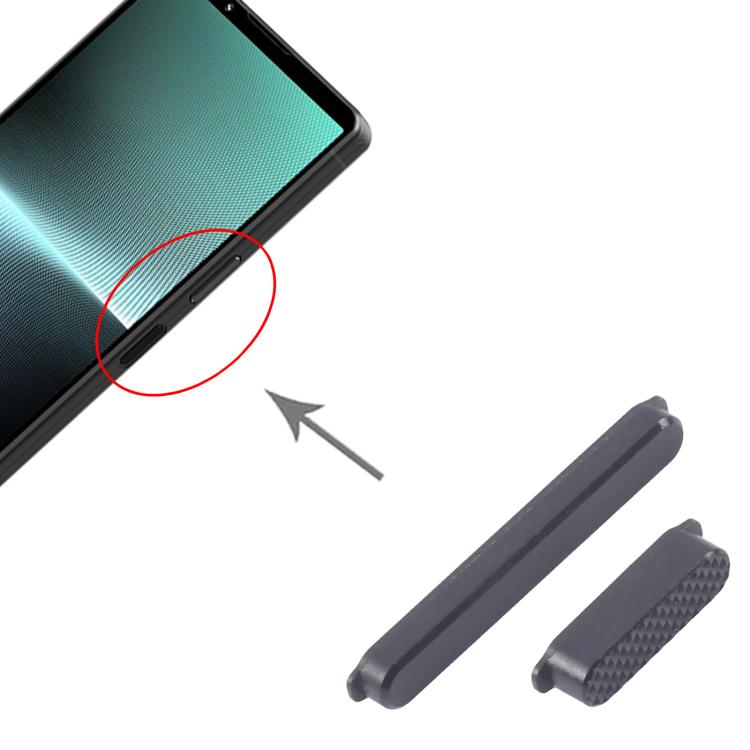For Sony Xperia 1 V Original Power Button and Volume Control Button  - Black