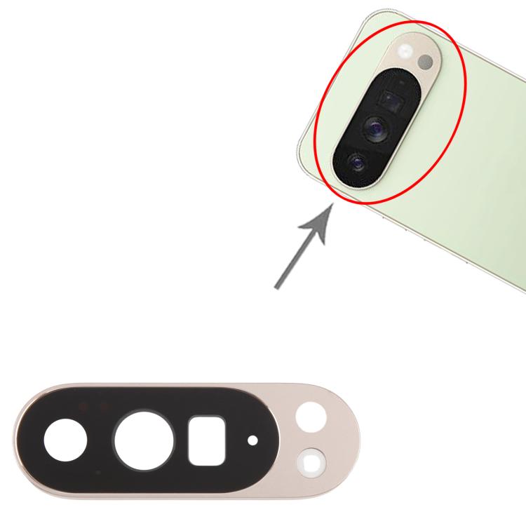 For Google Pixel 10 Pro XL Rear Camera Lens Cover  - Gold