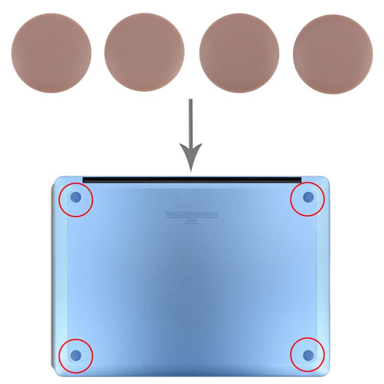 For Microsoft Surface Laptop 7 4 in 1 Original Bottom Case Rubber Mats