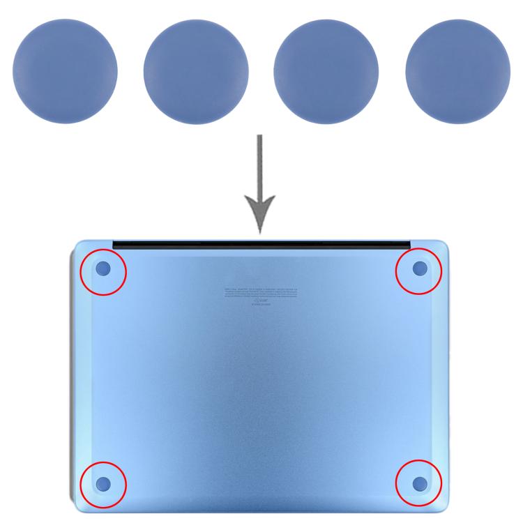 For Microsoft Surface Laptop 7 4 in 1 Original Bottom Case Rubber Mats