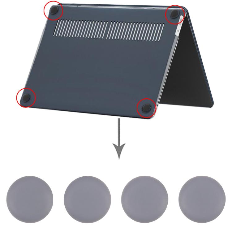 For Microsoft Surface Laptop 13 inch 2025 4 in 1 Original Bottom Case Rubber Mats  - Grey