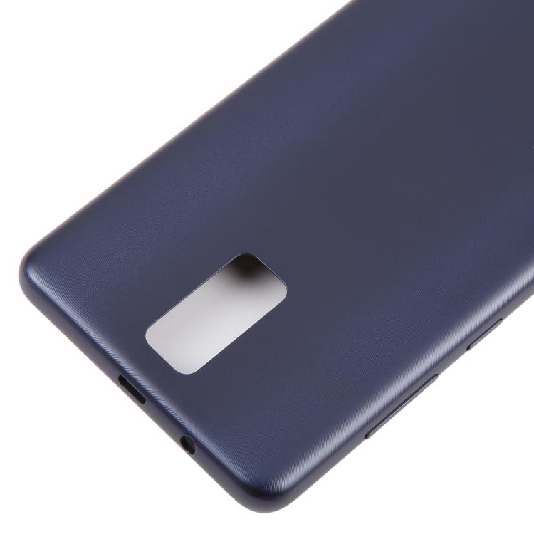 For ZTE Blade A32 Plastic Battery Back Cover - Blue