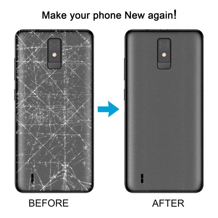 For ZTE Blade A32 Plastic Battery Back Cover - Blue