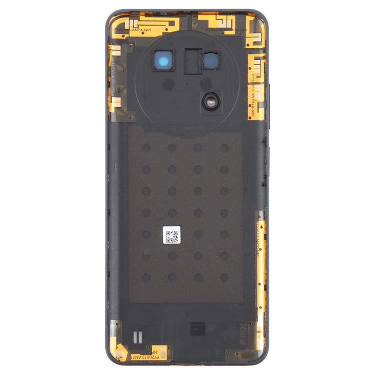 For ZTE Voyage 41S 7546N Battery Back Cover with Camera Lens Frame - Black
