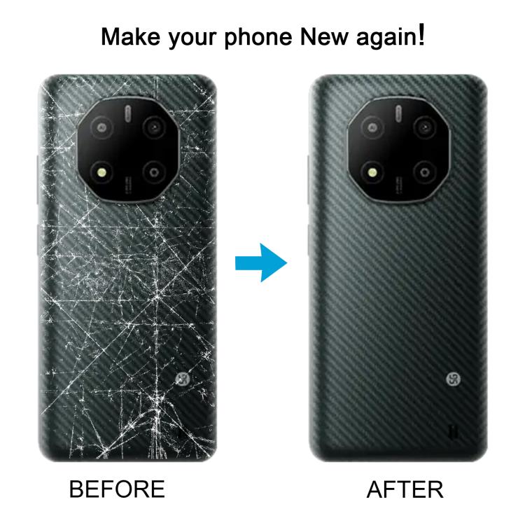 For ZTE Voyage 41S 7546N Battery Back Cover with Camera Lens Frame - Black