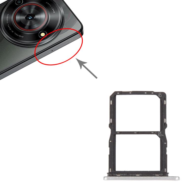 For ZTE Blade A75 5G Z2357N SIM Card Tray + SIM Card Tray