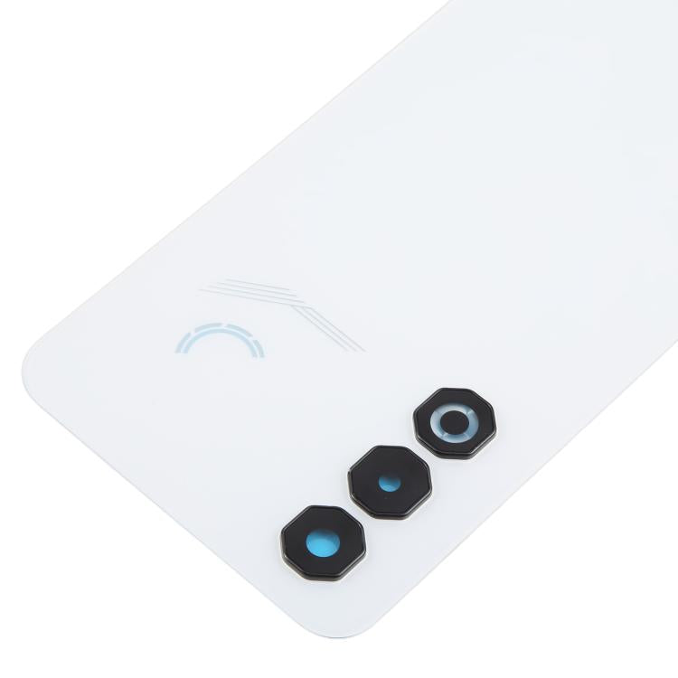 For ZTE nubia Neo 3 GT Plastic Battery Back Cover with Camera Lens Frame  - White