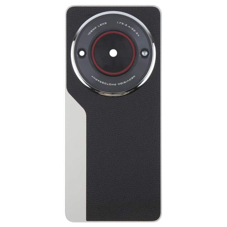 For ZTE nubia Focus 4G Glass Battery Back Cover with Camera Lens Frame - Black