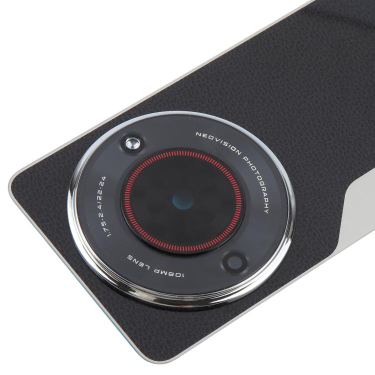 For ZTE nubia Focus 4G Glass Battery Back Cover with Camera Lens Frame - Black