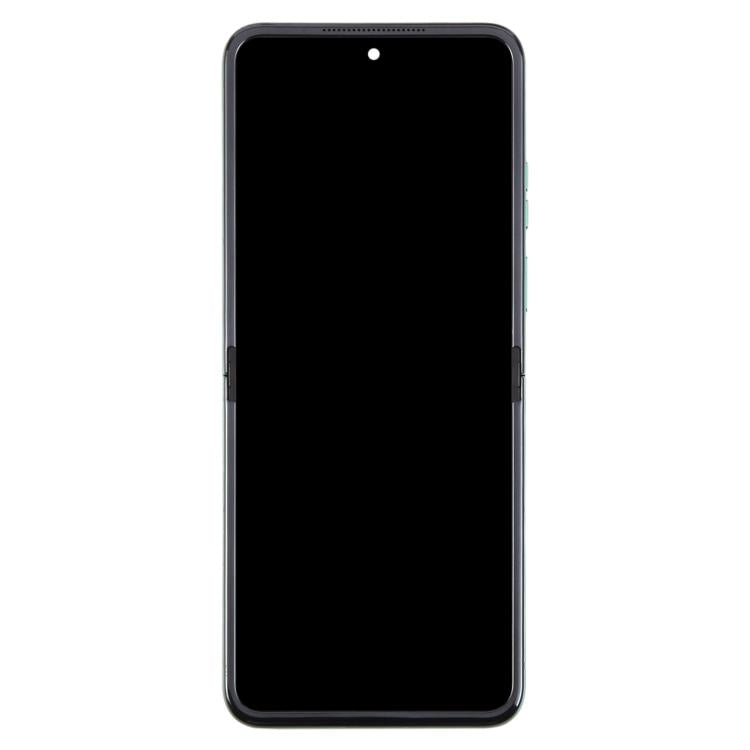 For Motorola Razr 60 / Razr 2025 Original LCD Screen Digitizer Full Assembly with Frame  - Green