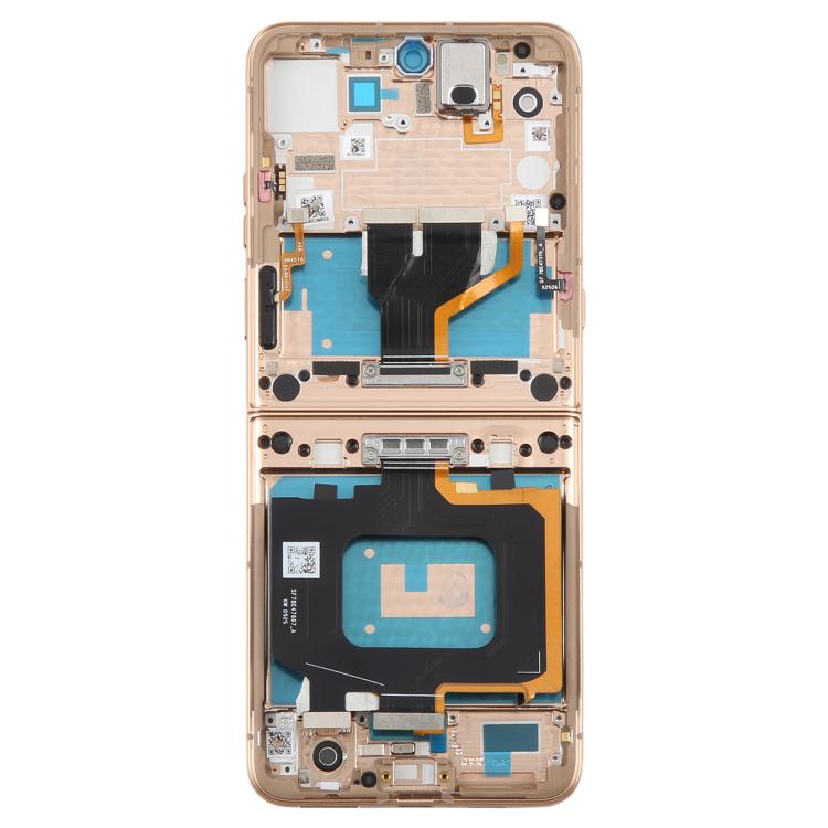For Motorola Razr 60 Ultra / Razr Ultra 2025 Original LCD Screen Digitizer Full Assembly with Frame - Gold