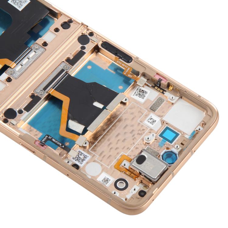 For Motorola Razr 60 Ultra / Razr Ultra 2025 Original LCD Screen Digitizer Full Assembly with Frame - Gold
