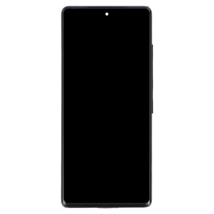 For Infinix Note 40 Pro 4G X6850 AMOLED Original LCD Screen Digitizer Full Assembly with Frame  - Black