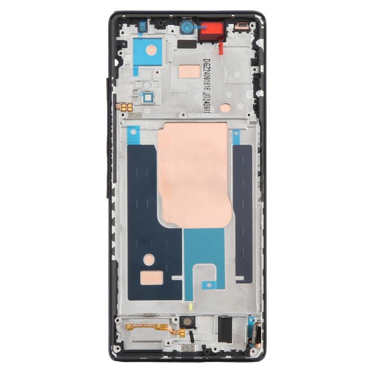 For Infinix Note 40 Pro 4G X6850 AMOLED Original LCD Screen Digitizer Full Assembly with Frame  - Black