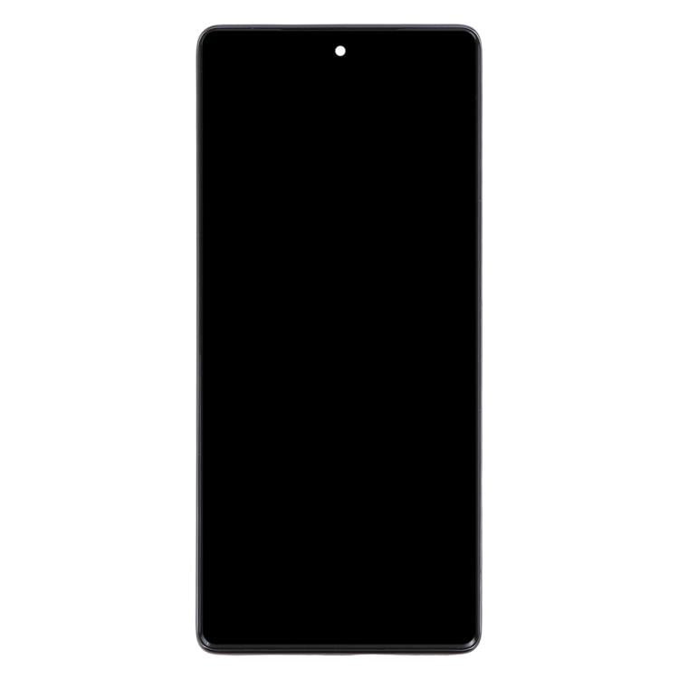 For Infinix Hot 50 Pro+ 4G X6880 AMOLED Original LCD Screen Digitizer Full Assembly with Frame  - Black