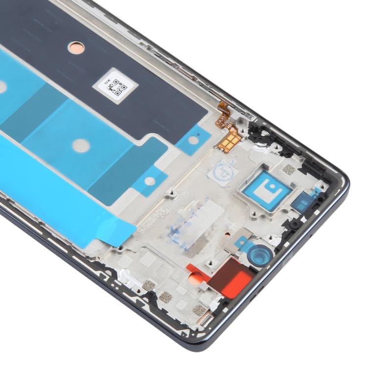 For Infinix Hot 50 Pro+ 4G X6880 AMOLED Original LCD Screen Digitizer Full Assembly with Frame  - Black